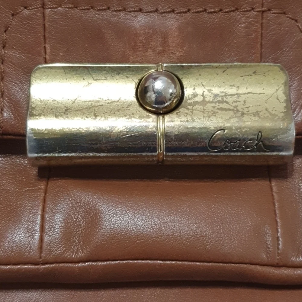 COACH Y2K Tawny Kristin Hobo Soft Leather Bag